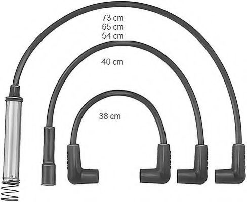 ZEF581 BERU Ignition Cable Kit