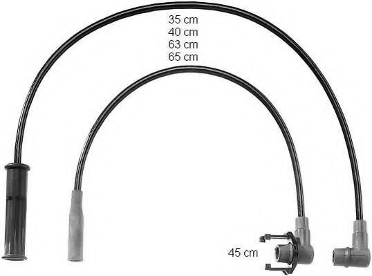 ZEF735 BERU Ignition Cable Kit