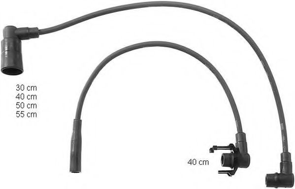 ZEF738 BERU Ignition Cable Kit