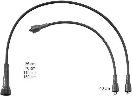 ZEF740 BERU Ignition Cable Kit