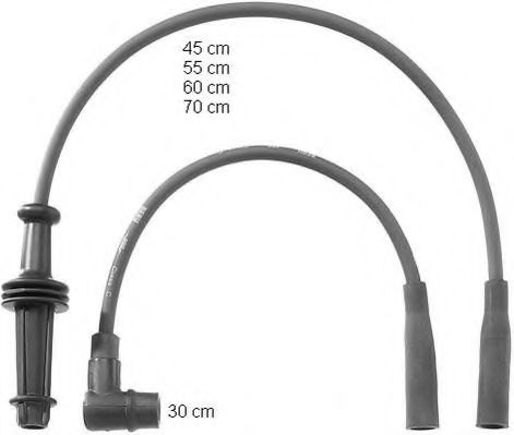 ZEF756 BERU Ignition Cable Kit