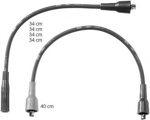 ZEF757 BERU Ignition Cable Kit