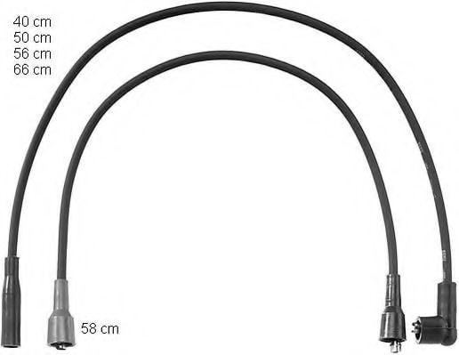 ZEF765 BERU Ignition Cable Kit