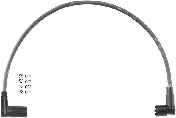 ZEF786 BERU Ignition System Ignition Cable Kit