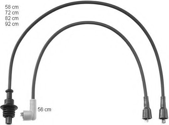 ZEF788 BERU Ignition Cable Kit