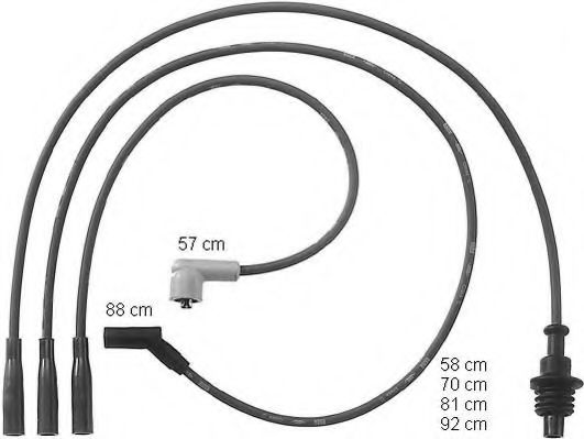 ZEF789 BERU Ignition Cable Kit