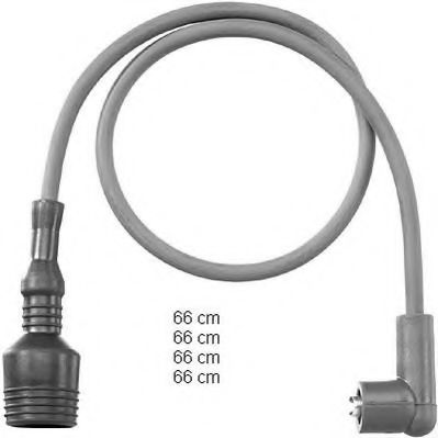 ZEF804 BERU Ignition System Ignition Cable Kit