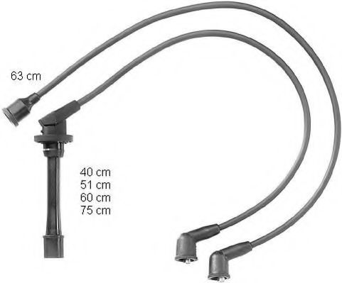 ZEF825 BERU Ignition Cable Kit