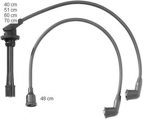 ZEF826 BERU Ignition Cable Kit