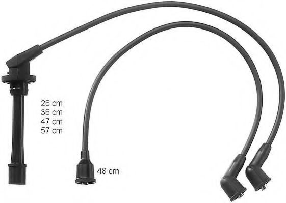 ZEF830 BERU Ignition Cable Kit