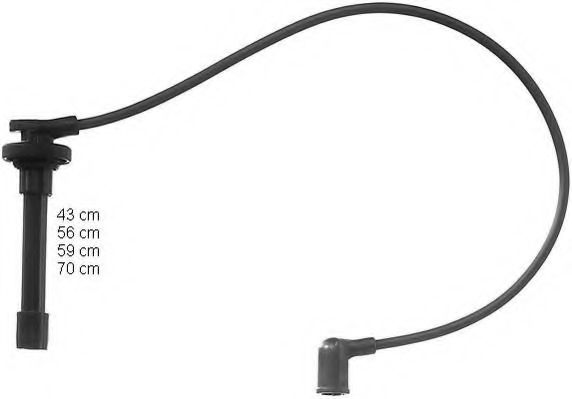ZEF836 BERU Ignition Cable Kit