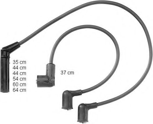 ZEF853 BERU Ignition System Ignition Cable Kit