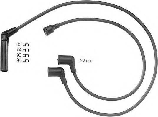 ZEF854 BERU Ignition Cable Kit