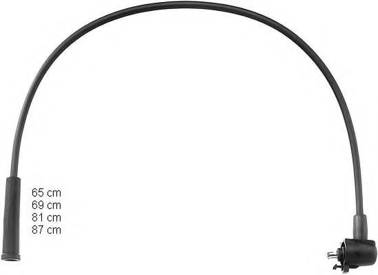 ZEF861 BERU Ignition System Ignition Cable Kit