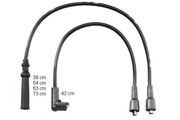 ZEF865 BERU Ignition Cable Kit