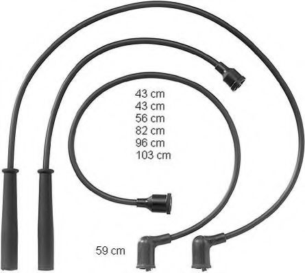 ZEF867 BERU Ignition Cable Kit