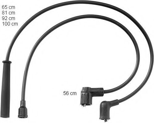 ZEF868 BERU Ignition Cable Kit