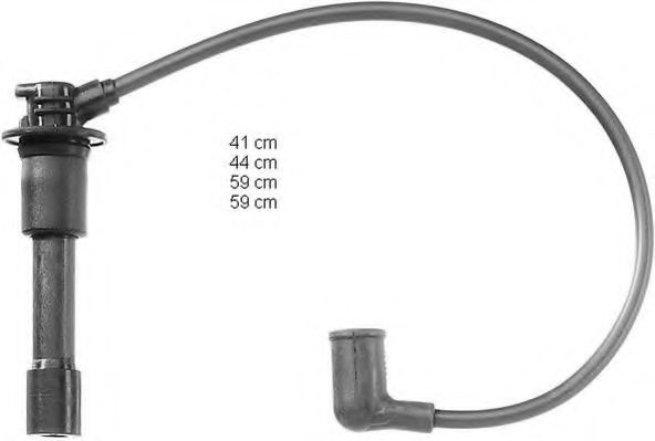 ZEF869 BERU Ignition Cable Kit