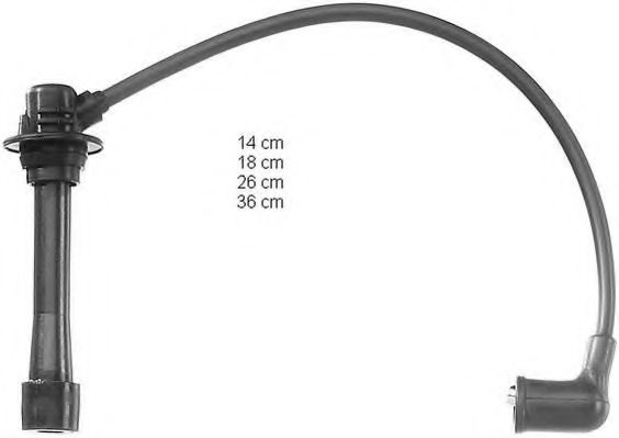 ZEF870 BERU Ignition Cable Kit