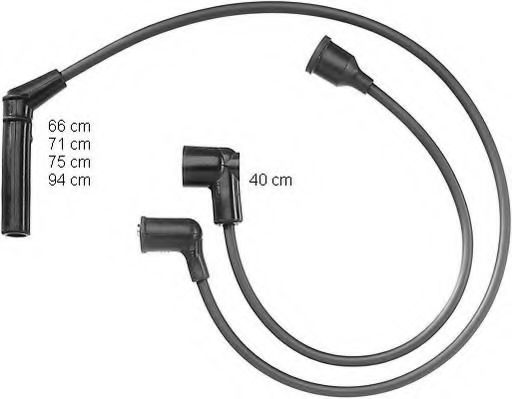 ZEF882 BERU Ignition Cable Kit