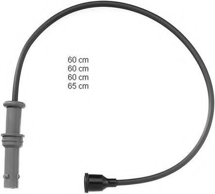ZEF904 BERU Ignition System Ignition Cable Kit