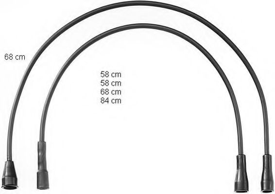 ZEF907 BERU Ignition Cable Kit