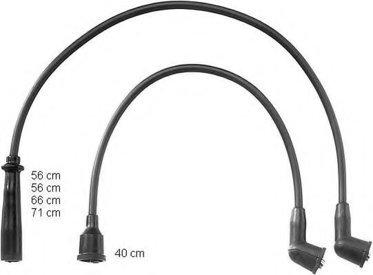 ZEF913 BERU Ignition Cable Kit