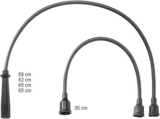 ZEF914 BERU Ignition Cable Kit