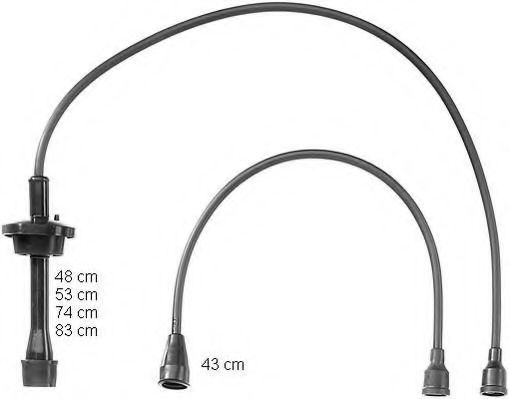 ZEF922 BERU Ignition Cable Kit