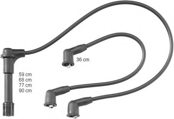 ZEF926 BERU Ignition Cable Kit