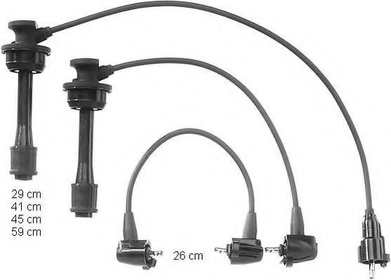 ZEF929 BERU Ignition Cable Kit