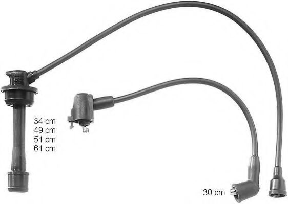 ZEF931 BERU Ignition Cable Kit
