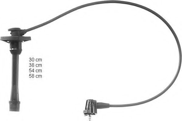 ZEF934 BERU Ignition System Ignition Cable Kit