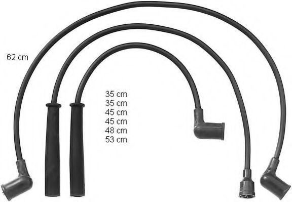 ZEF938 BERU Ignition Cable Kit