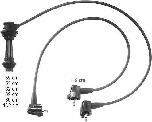 ZEF942 BERU Ignition Cable Kit