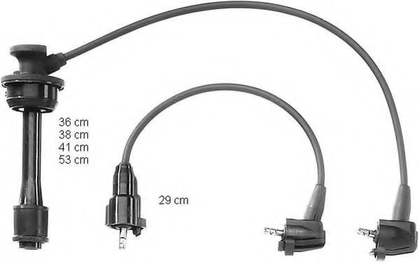 ZEF 944 BERU Ignition Cable Kit