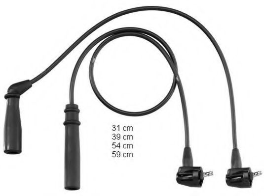 ZEF951 BERU Ignition System Ignition Cable Kit
