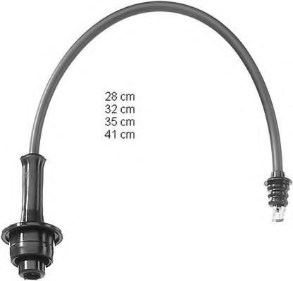 ZEF958 BERU Ignition Cable Kit