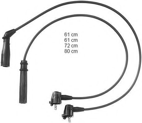 ZEF960 BERU Ignition System Ignition Cable Kit