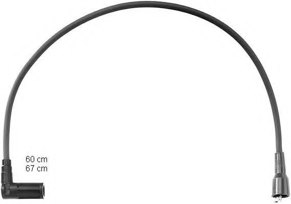 ZEF979 BERU Ignition System Ignition Cable Kit