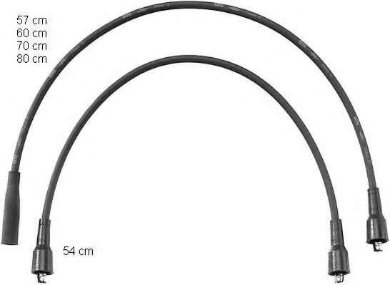 ZEF982 BERU Ignition System Ignition Cable Kit
