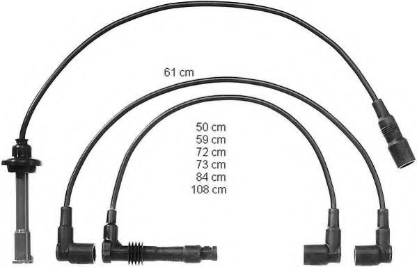 ZEF985 BERU Ignition Cable Kit