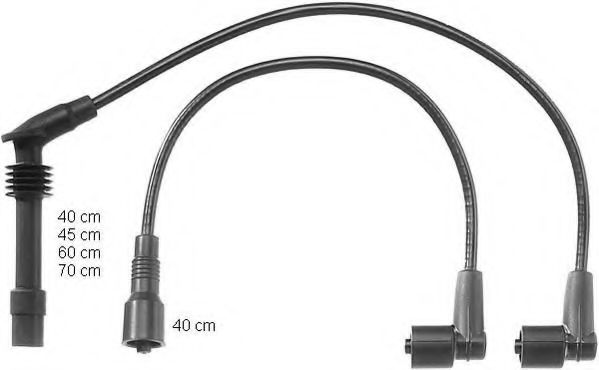 ZEF995 BERU Ignition System Ignition Cable Kit