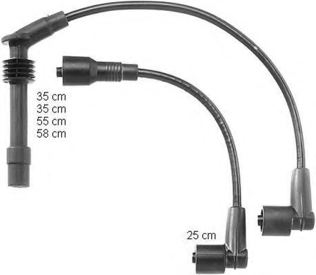 ZEF997 BERU Ignition Cable Kit