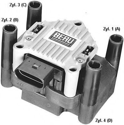 ZSE003 BERU Ignition System Ignition Coil