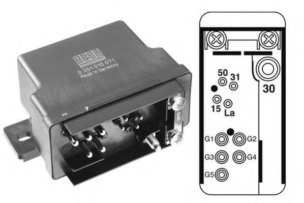 GR071 BERU Control Unit, glow plug system