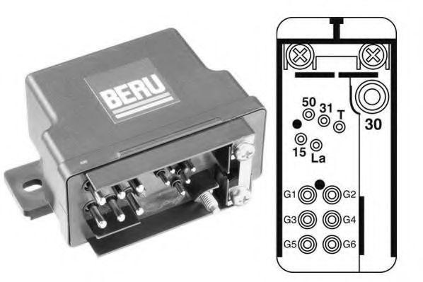 GR076 BERU Control Unit, glow plug system
