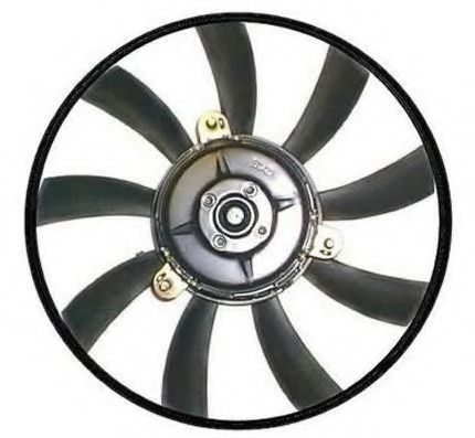 LE083 BERU Cooling System Fan, radiator