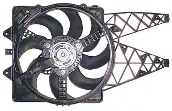 LE525 BERU Fan, radiator