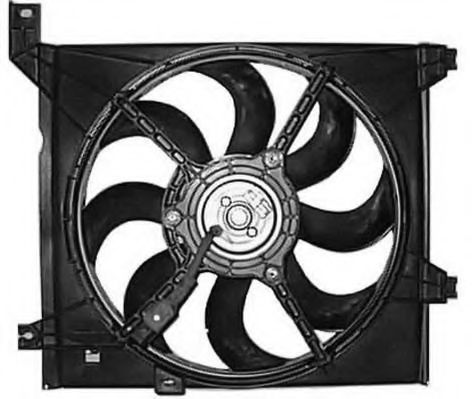 LE663 BERU Fan, radiator